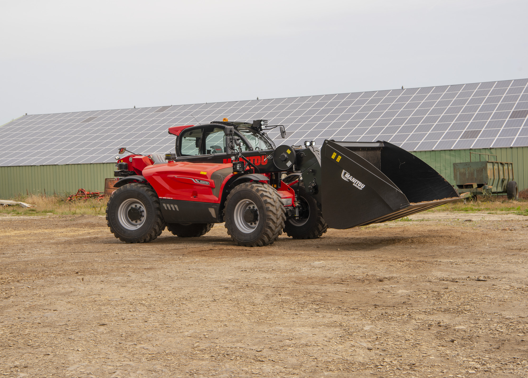 Application Agriculture Telehandler Mlt 850 Manitou 025