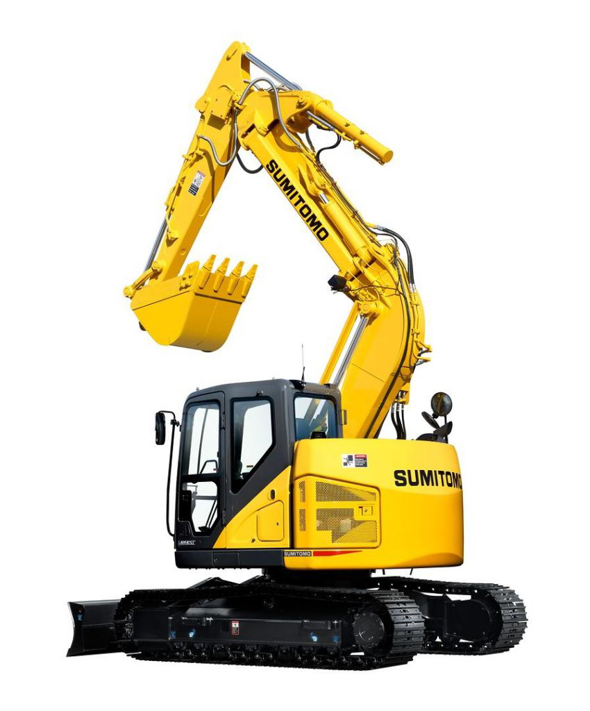 Sumitomo SH145XU-6_ Offset Boom Excavator