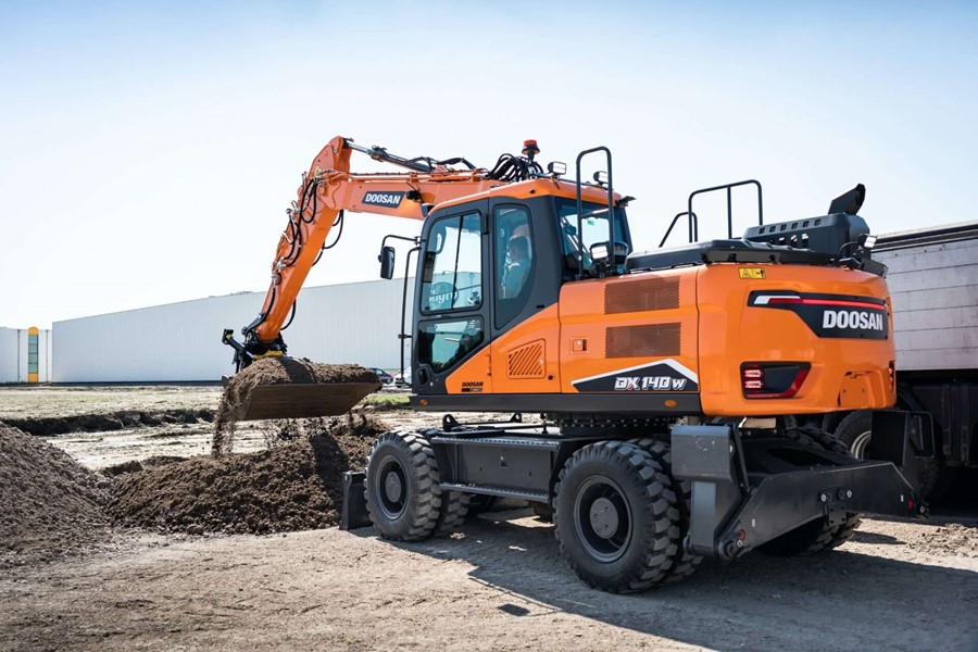DX140W Wheeled Excavator