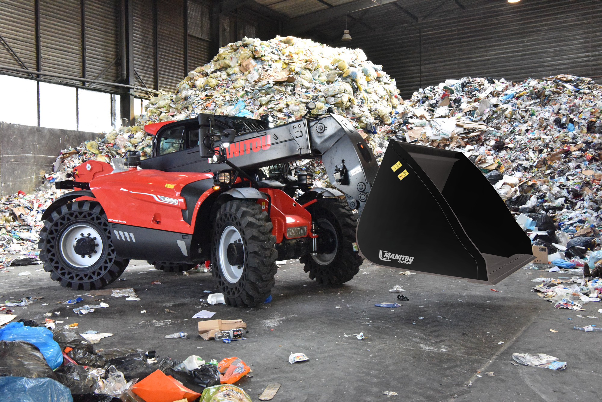 Application Environment Agriculture Telehandler Mlt 850 145 V Plus Bucket Manitou 004