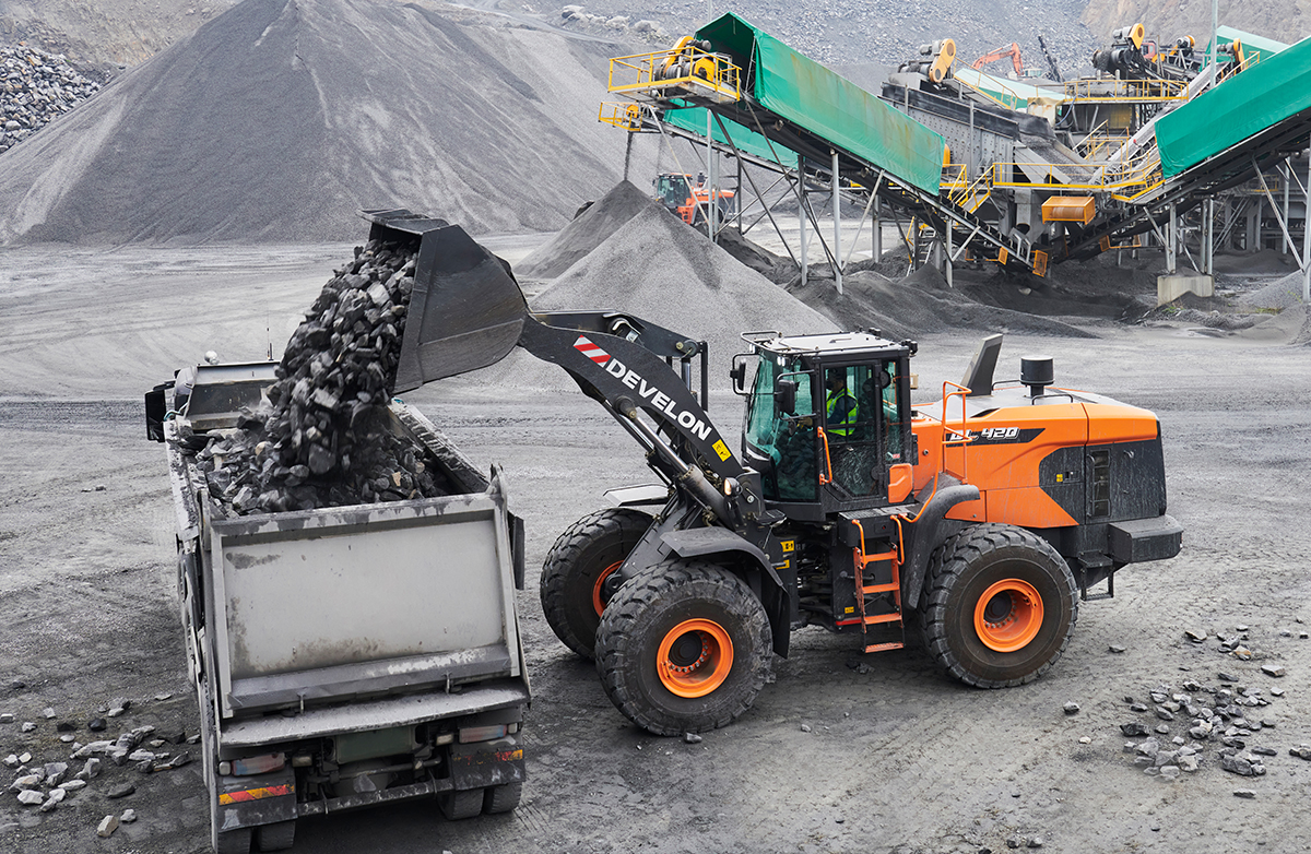 ☆NOV☆斗山 DOOSAN DL420A ローダーブルドーザー積み降ろし